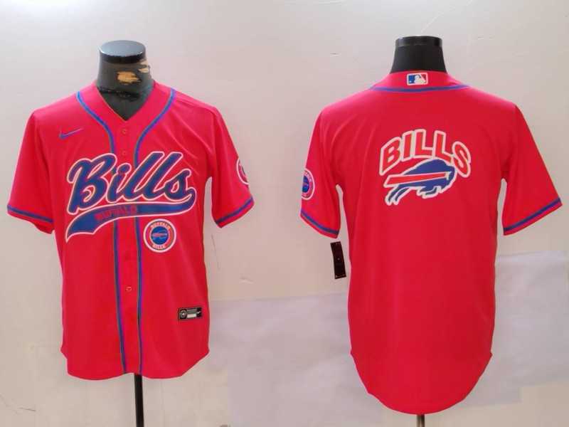 Men%27s Buffalo Bills big logo Team Big logo Cool Base Stitched Baseball Jersey